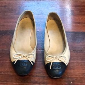 Authentic, used Chanel flats